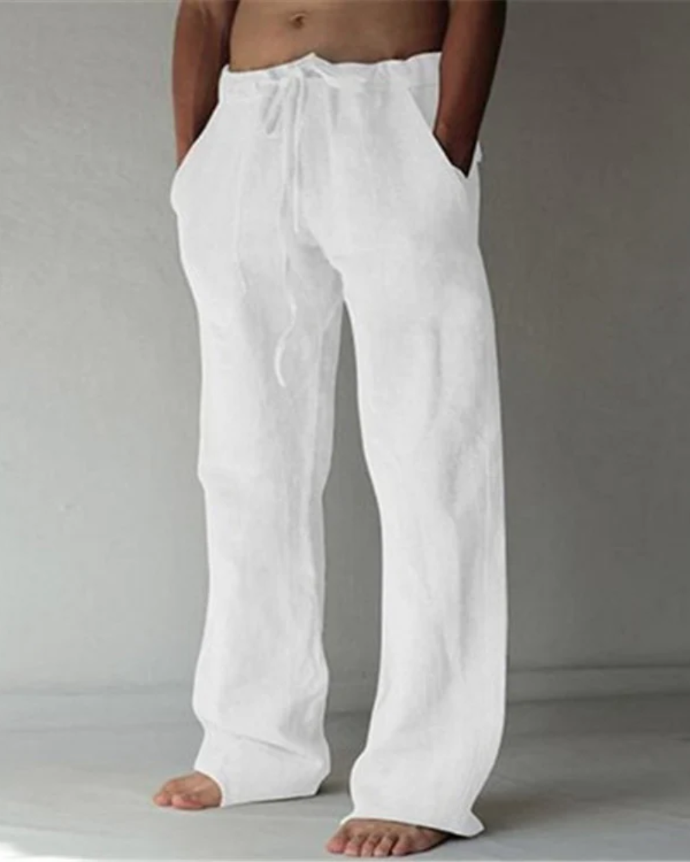 Valerio men's breathable linen pants, alternate view