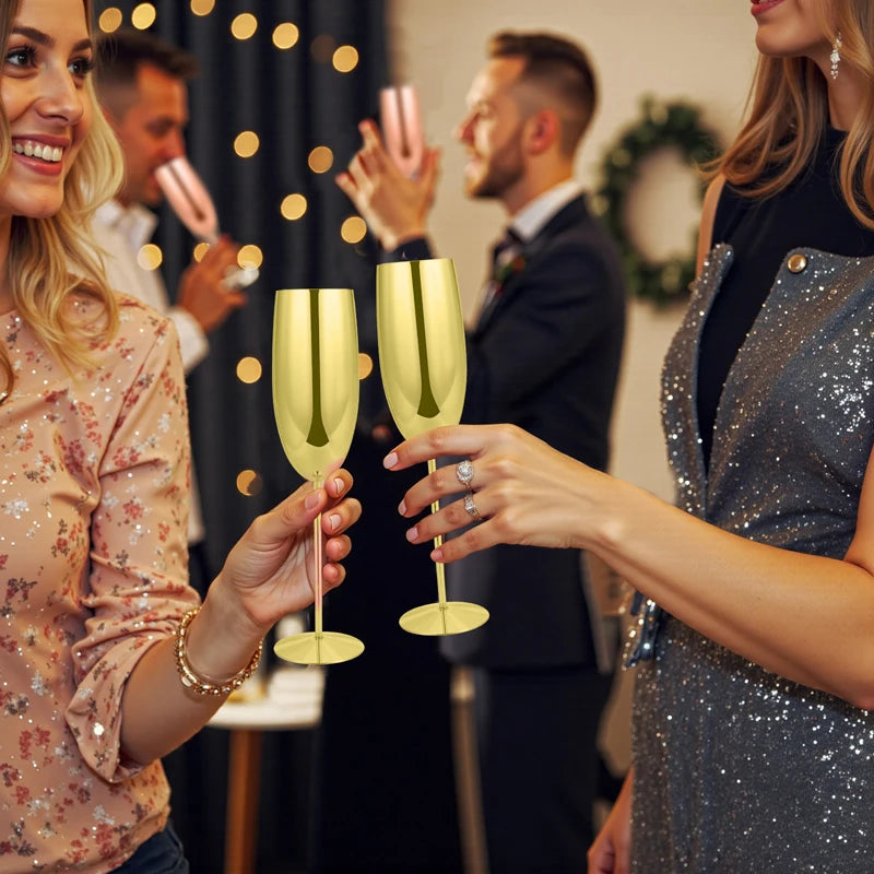 Celebrating with Venezia flutes