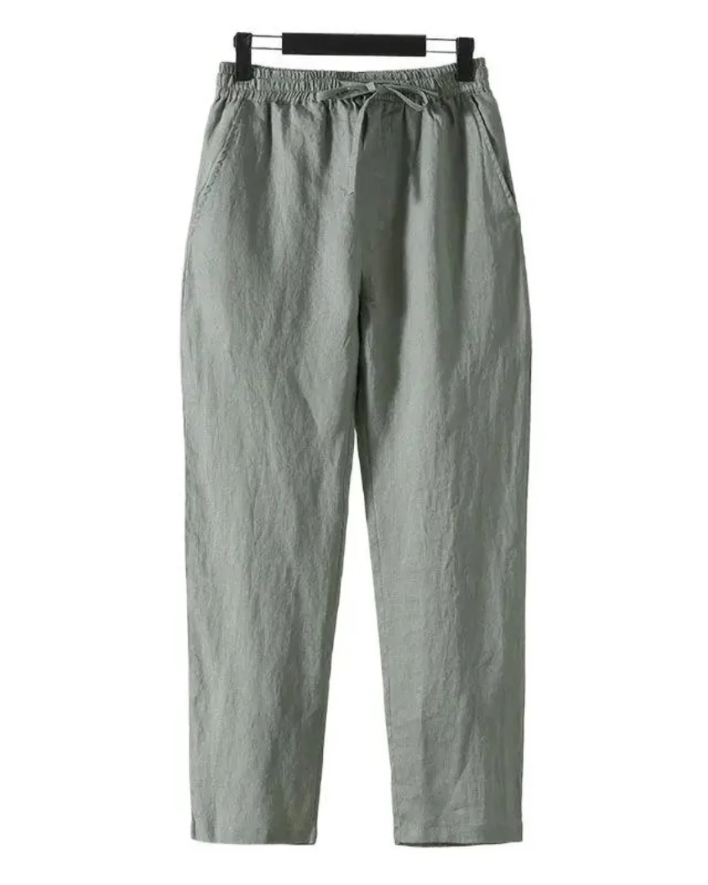 Palm men's linen pants, view 4