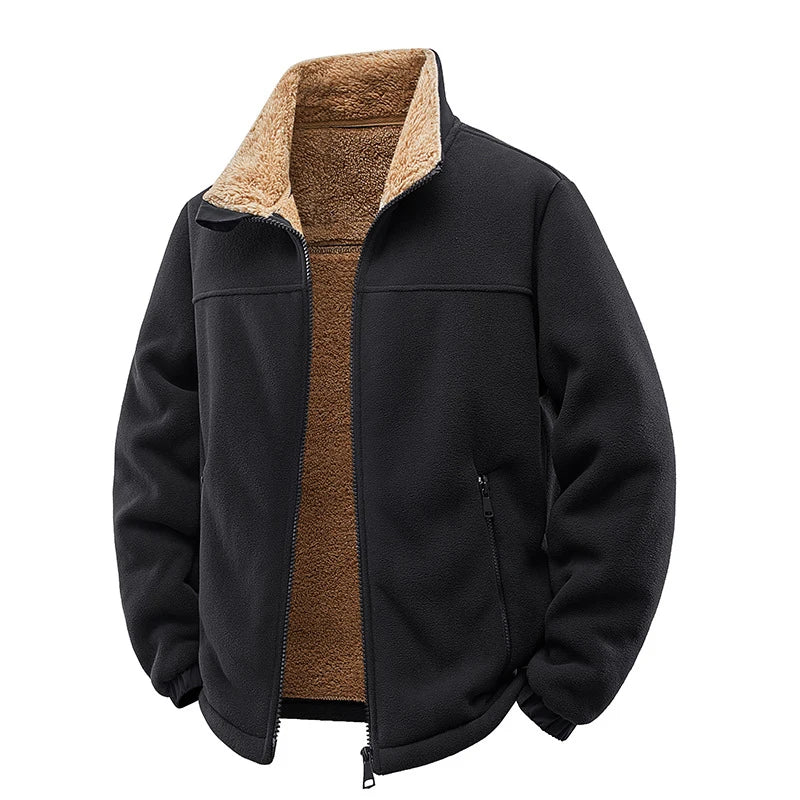 Men's fleece jacket, alternate view