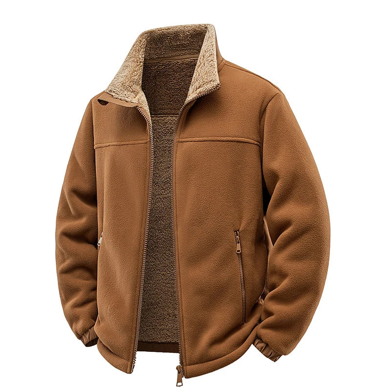 Men's fleece jacket, additional view