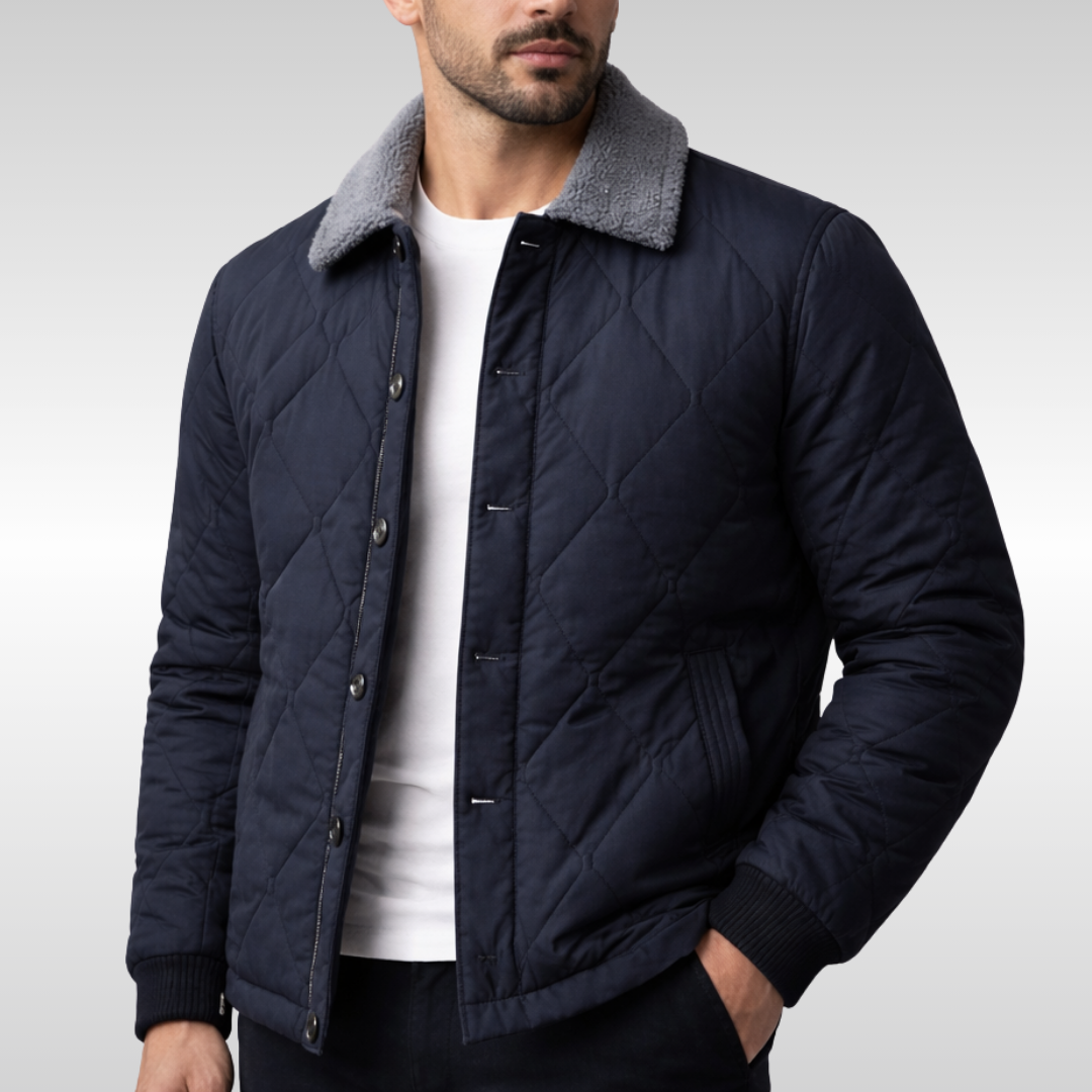 Men's elegant quilted jacket – Avinos Milano