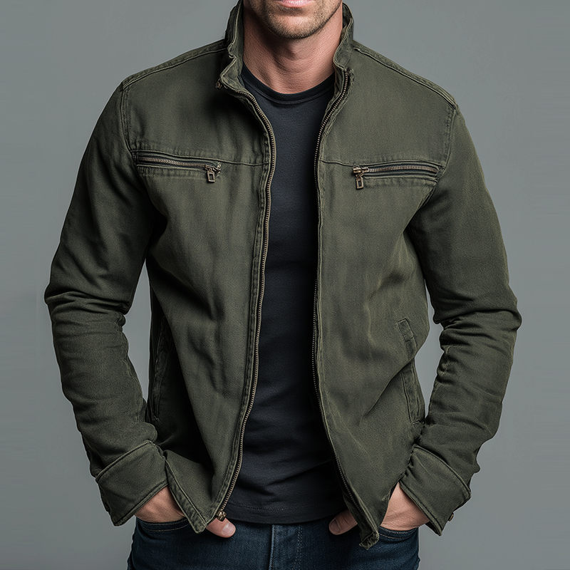 Men's vintage cotton jacket, alternate view