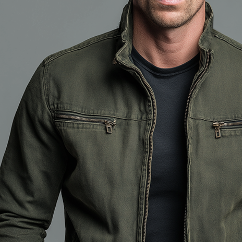 Men's vintage cotton jacket, view 4