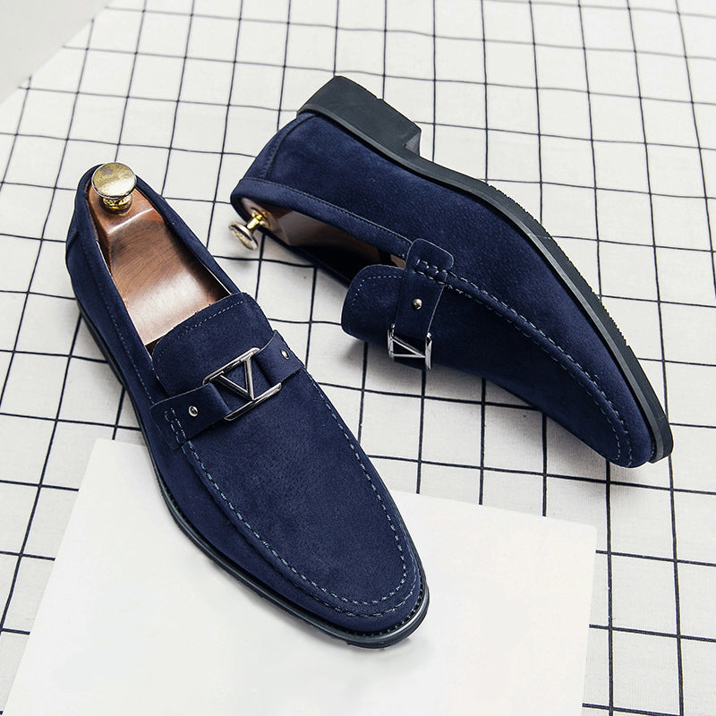 Verona men's suede loafers, view 4