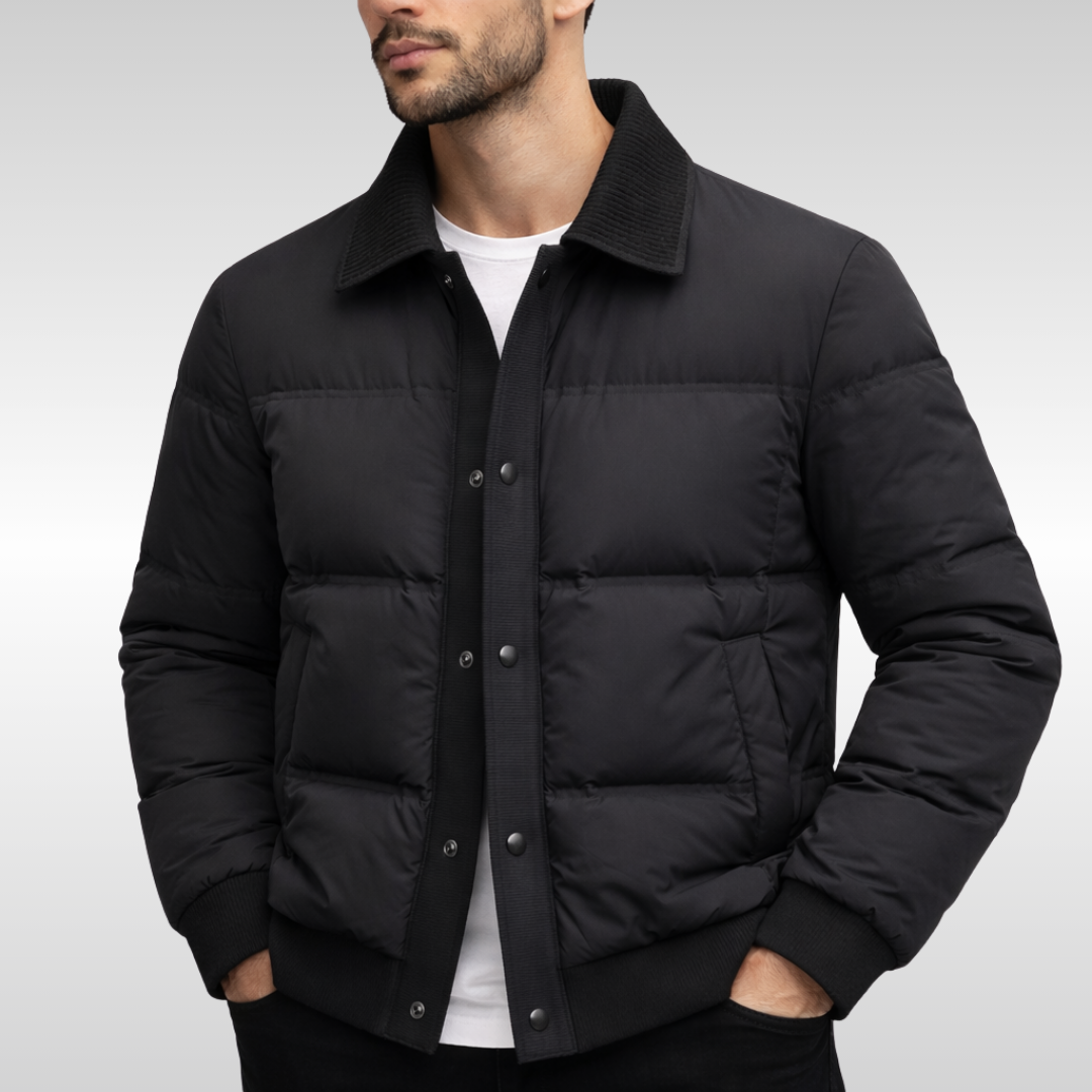 Cristian men's elegant puffer jacket – Avinos Milano