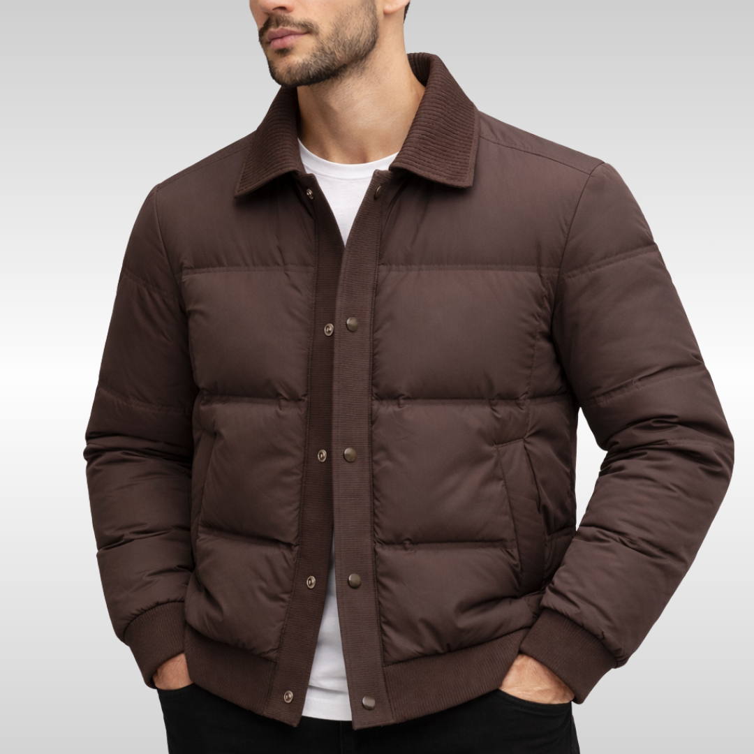 Cristian men's elegant puffer jacket, alternate view