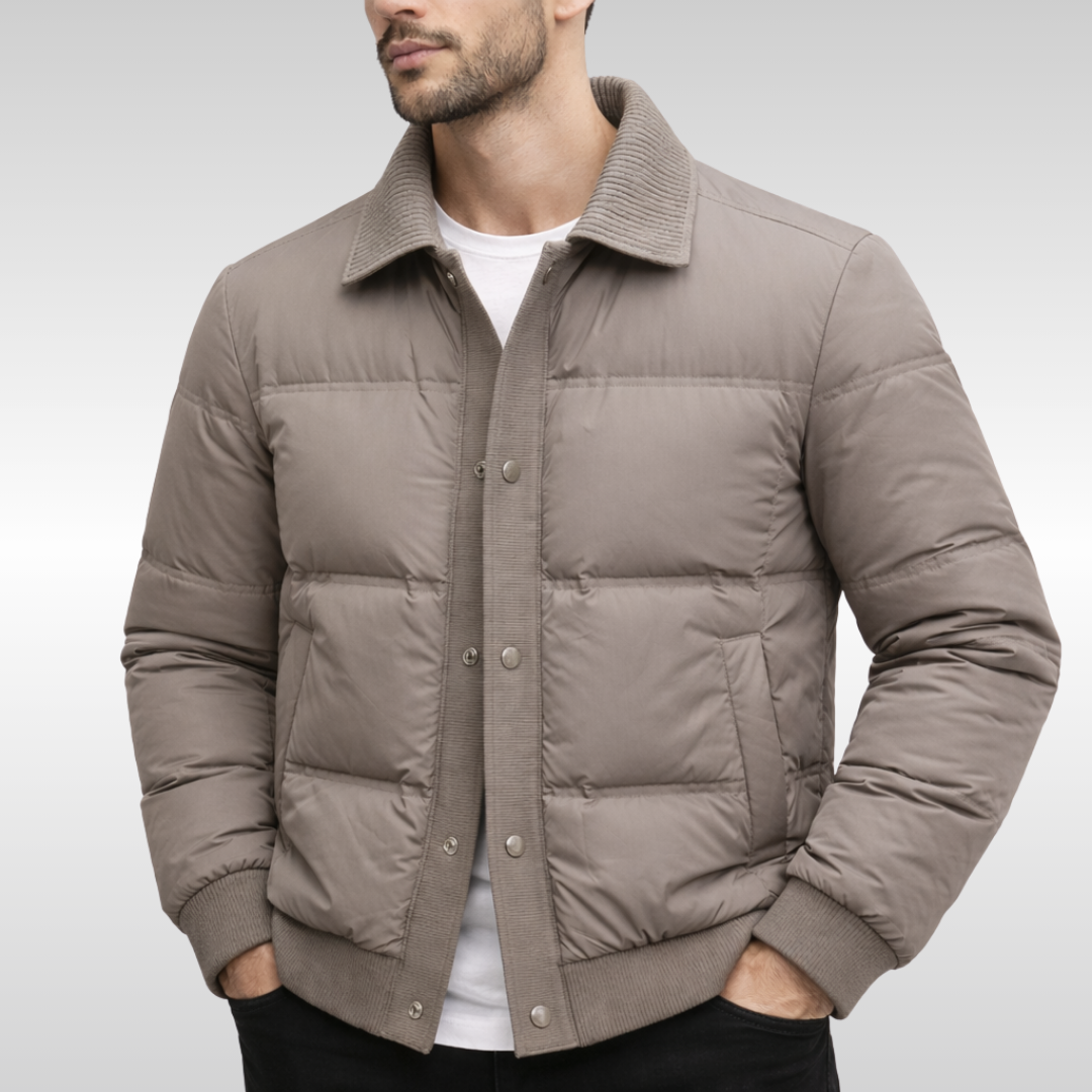 Cristian men's elegant puffer jacket, additional view