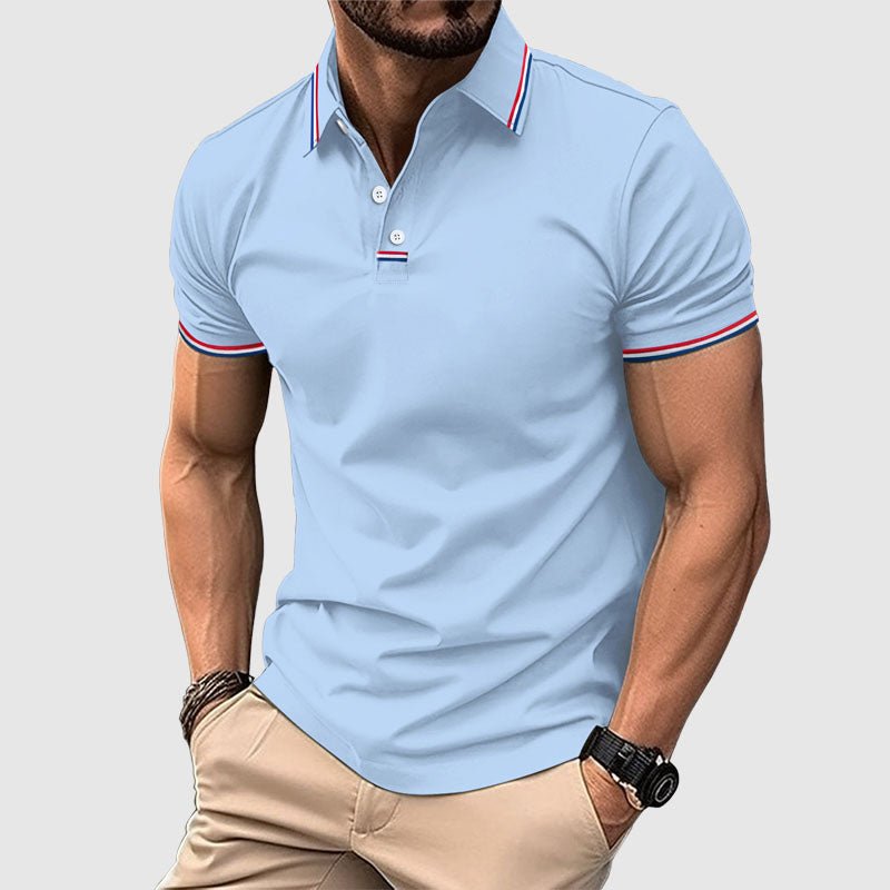 Ivan men's elegant polo shirt, view 4