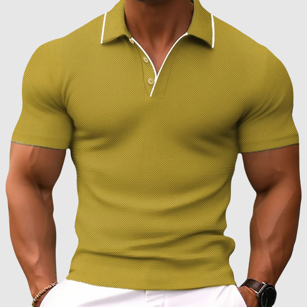 Men's polo shirt, view 4
