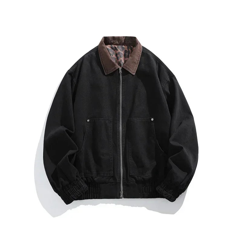 Men's vintage bomber jacket, view 7