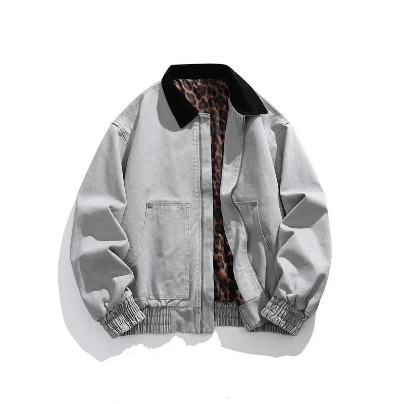 Men's vintage bomber jacket, view 8