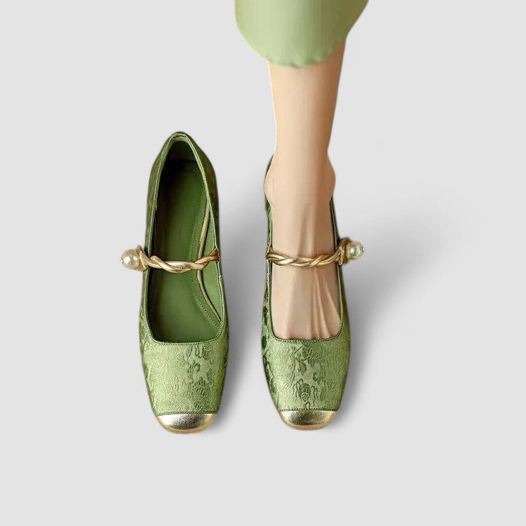Mary women's leather flats – Avinos Milano