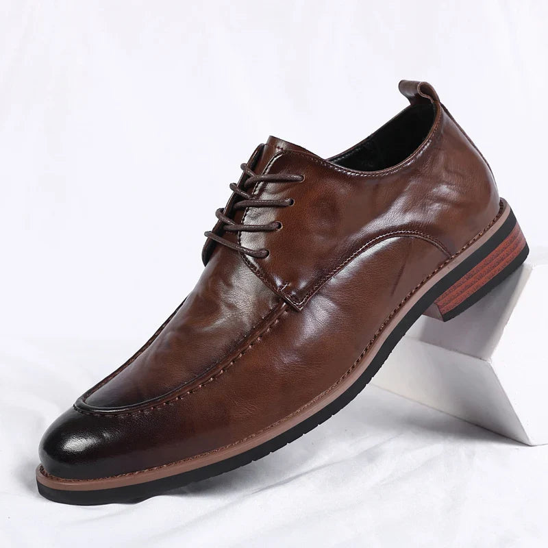 Men's leather oxford dress shoes, additional view