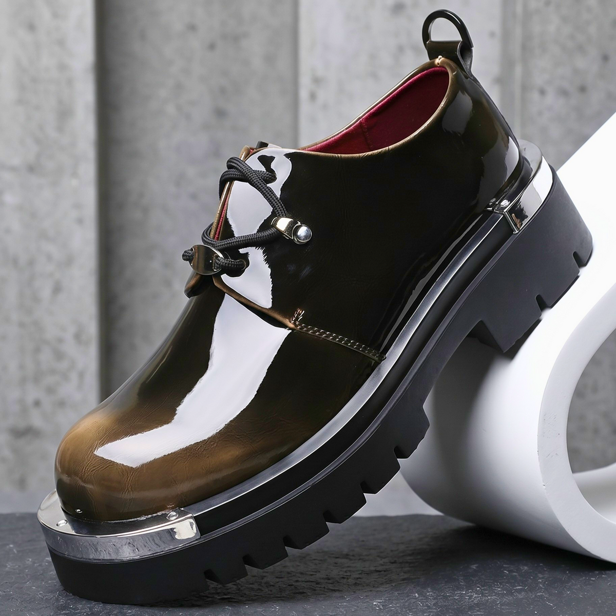 Wellington Hayes Leather Derbies – men's shoes, view 9