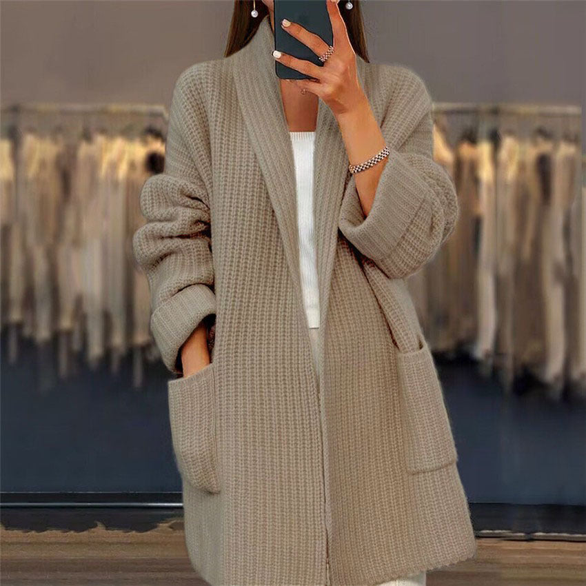 Yenna women's knitted cardigan, alternate view