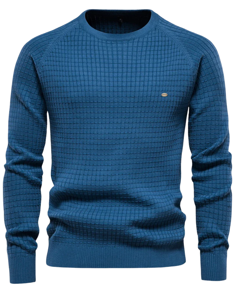 Grid men's sweater, alternate view