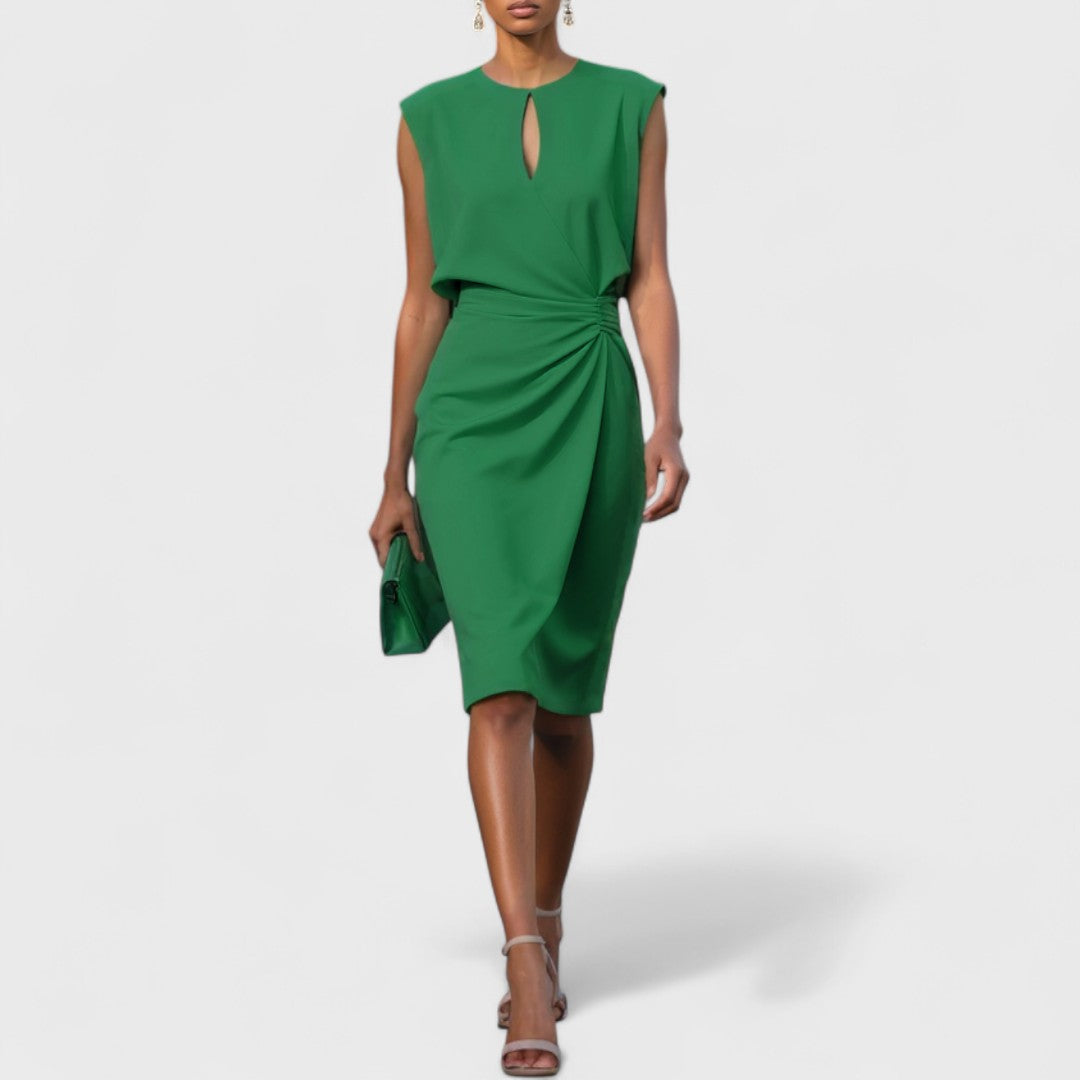 Zalie women's elegant midi dress, view 4
