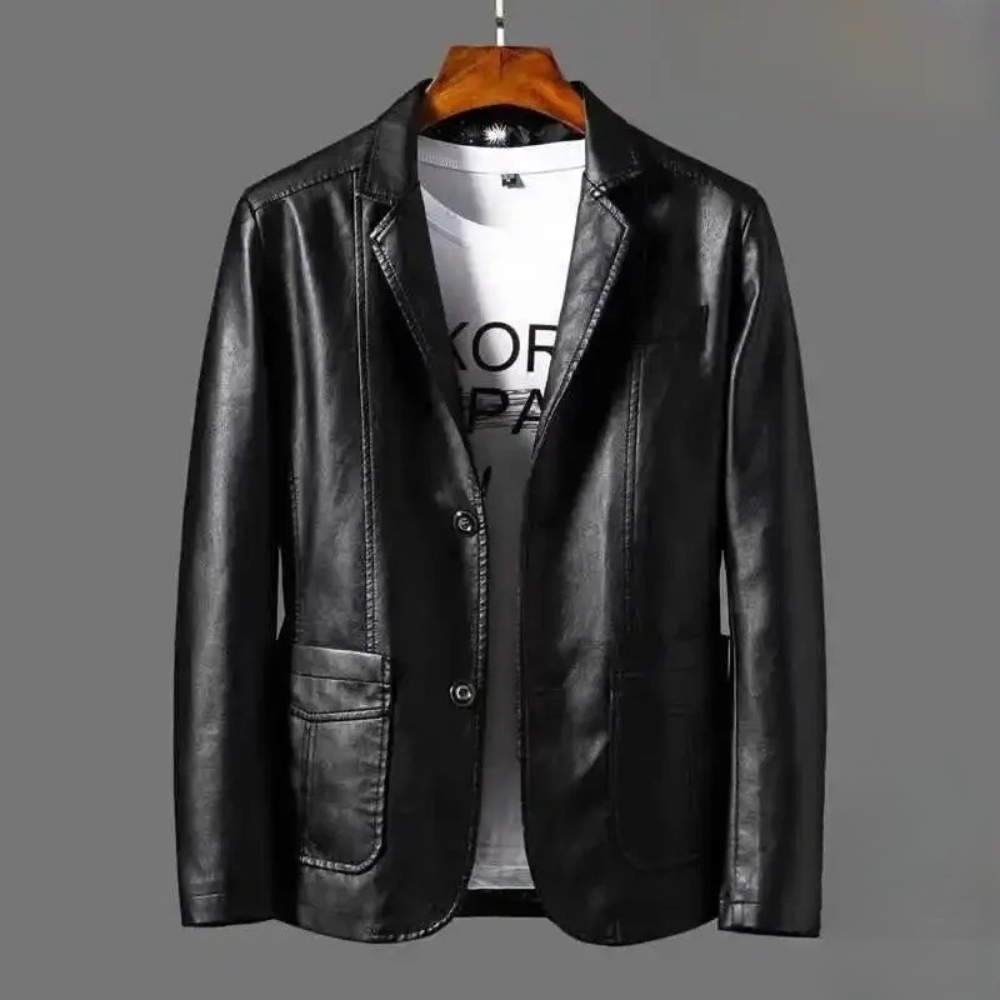 Massimo men's leather jacket – Avinos Milano