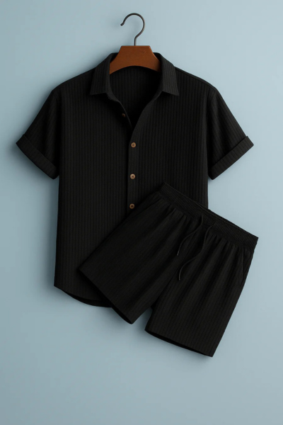 Bruno men's summer two-piece set, alternate view