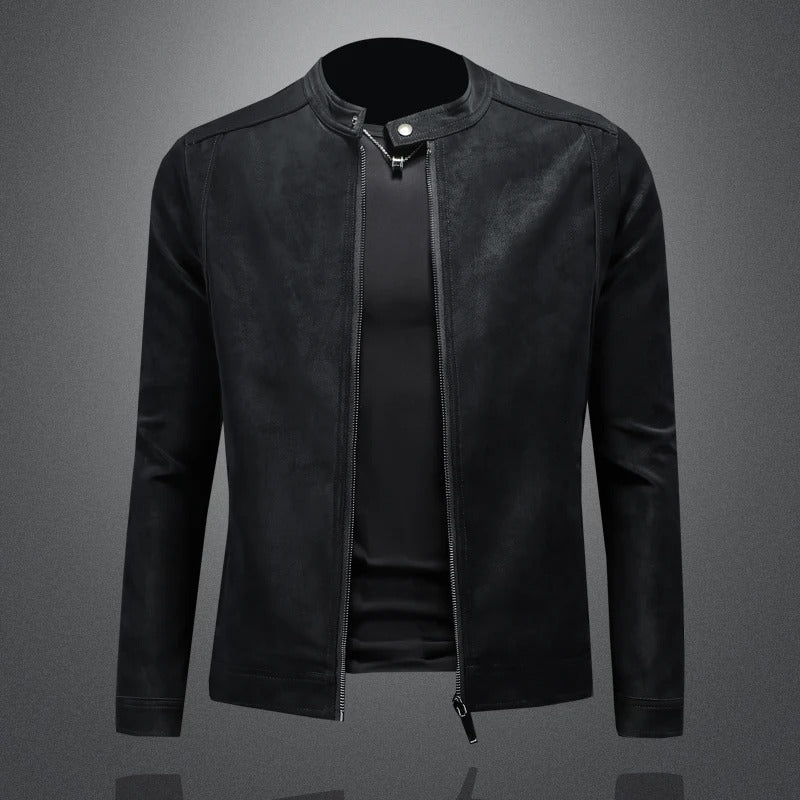 Men's leather jacket, view 5