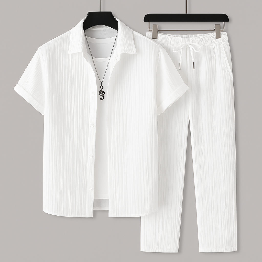 Luigi men's elegant linen matching set – Avinos Milano